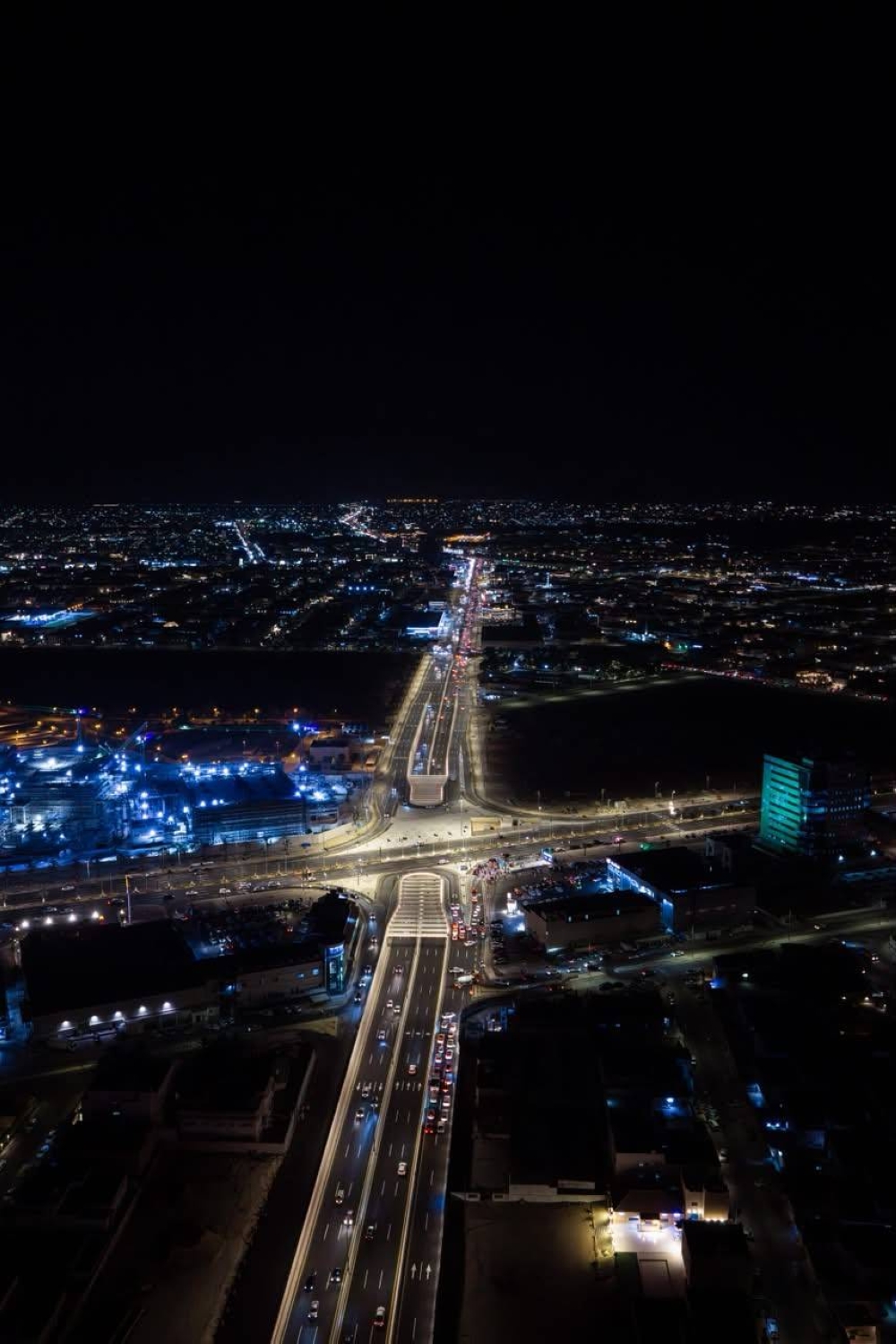 إنجاز مبكر لتقاطع طريق الملك عبدالله بالأحساء