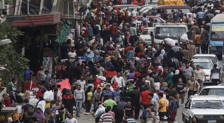 مليون نسمة زيادة في عدد سكان مصر في أقل من 9 أشهر