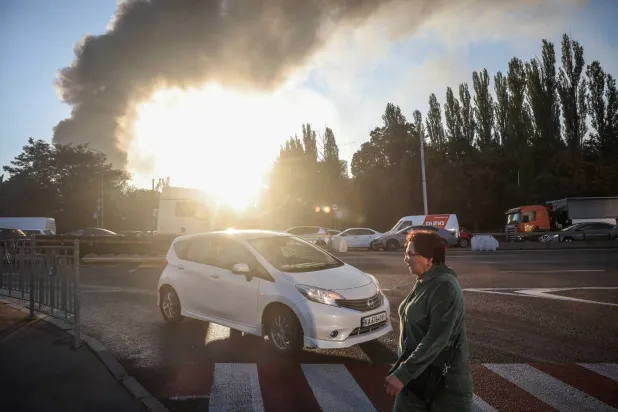 Russian Drones Hit Ukrainian Bus and Train, Killing Five, Officials Say