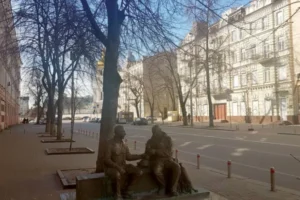 Ukrainian Fashion Designer Debuts Art between Air Raids