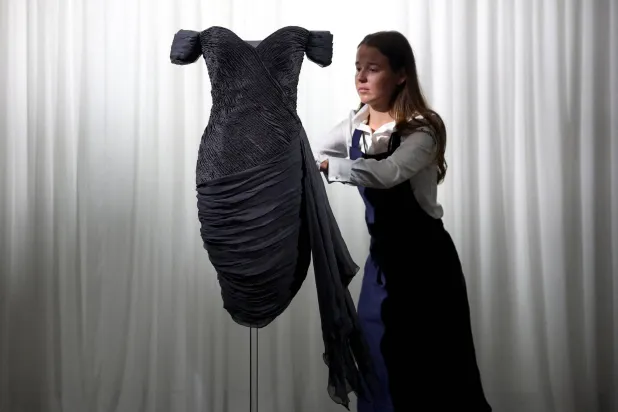 Princess Diana’s Famous ‘Revenge Dress’ Goes on Show Ahead of Sotheby’s Auction