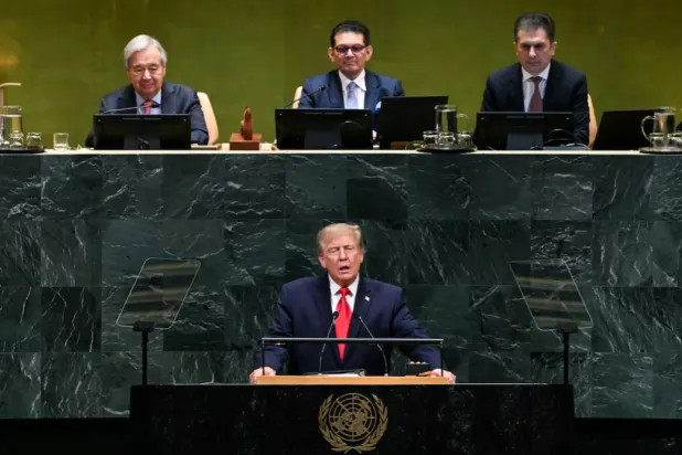 Trump in Address to World Leaders at UN Defends His Decision to Start War Against Iran