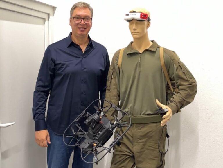 Serbia’s President Vucic inaugurates assembly factory for Israel-made drones