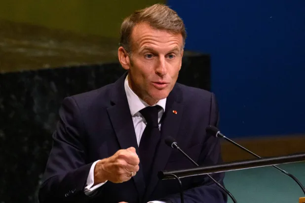 In UN Farewell, Macron Denounces Trump’s Gaza Diplomacy as Spectacle of Shame