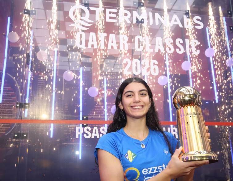 Egypt’s Orfi to become youngest-ever women’s world No 1