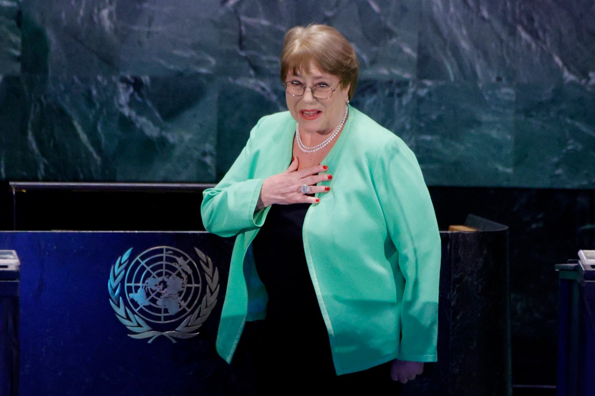 Chile’s Bachelet quits race to be next UN chief