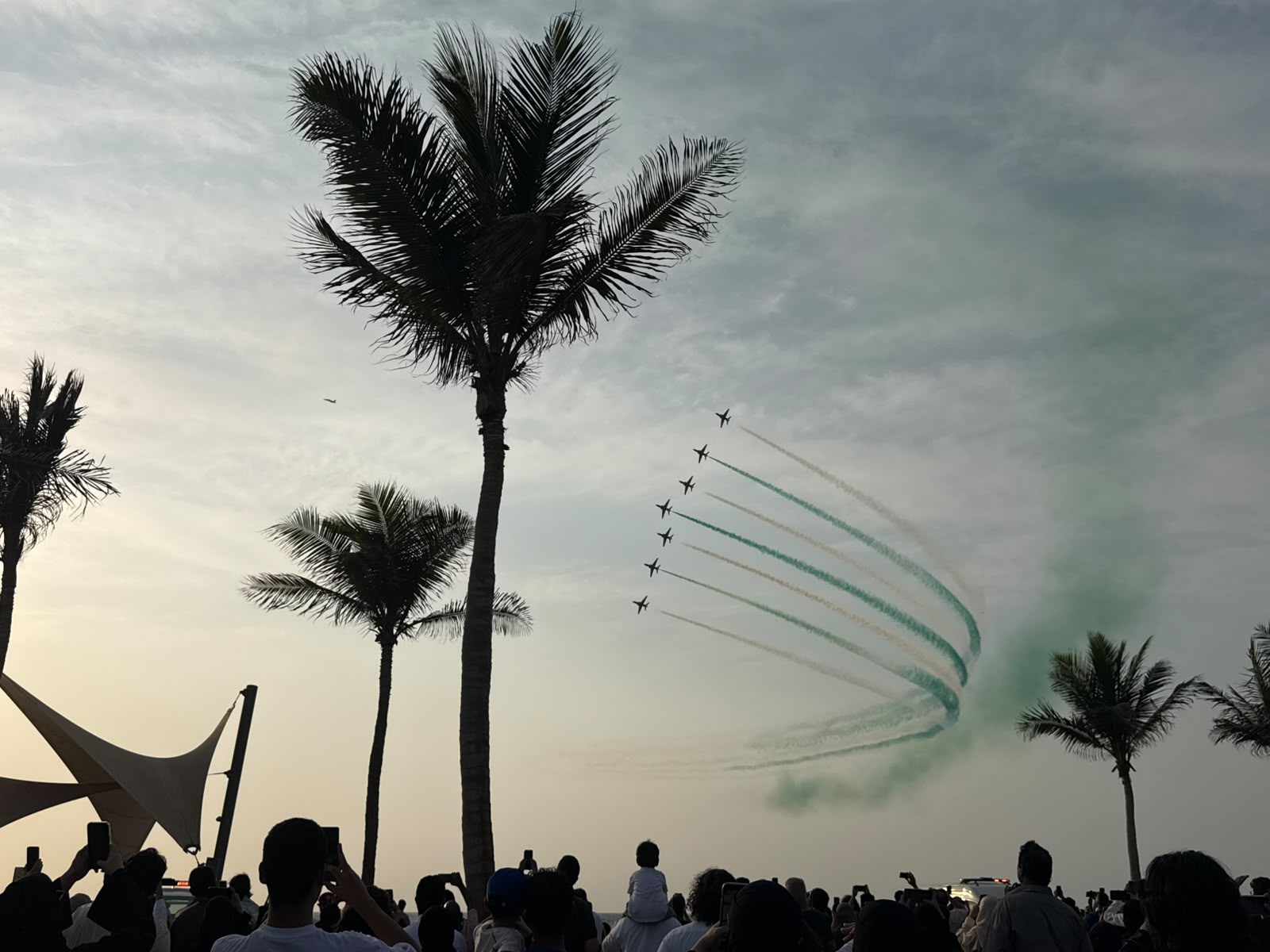 Jeddah air shows draw crowds for Saudi National Day