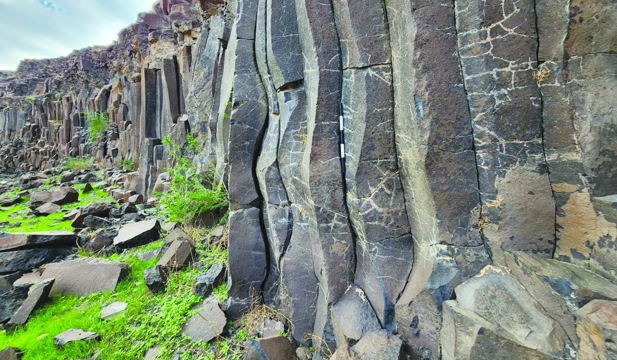 Saudi basalt named an international heritage stone