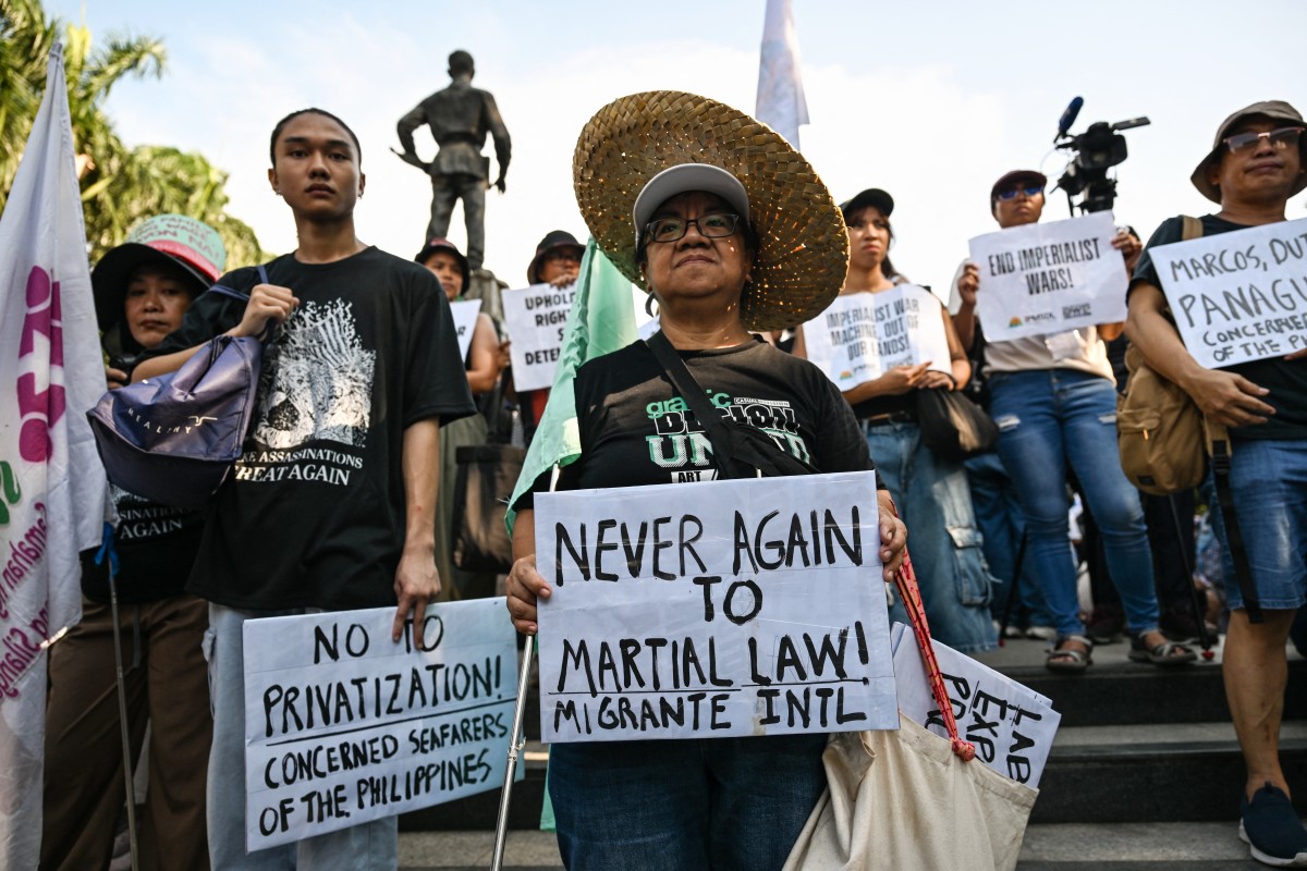 Filipinos mark martial law anniversary protesting corruption, Pax Silica