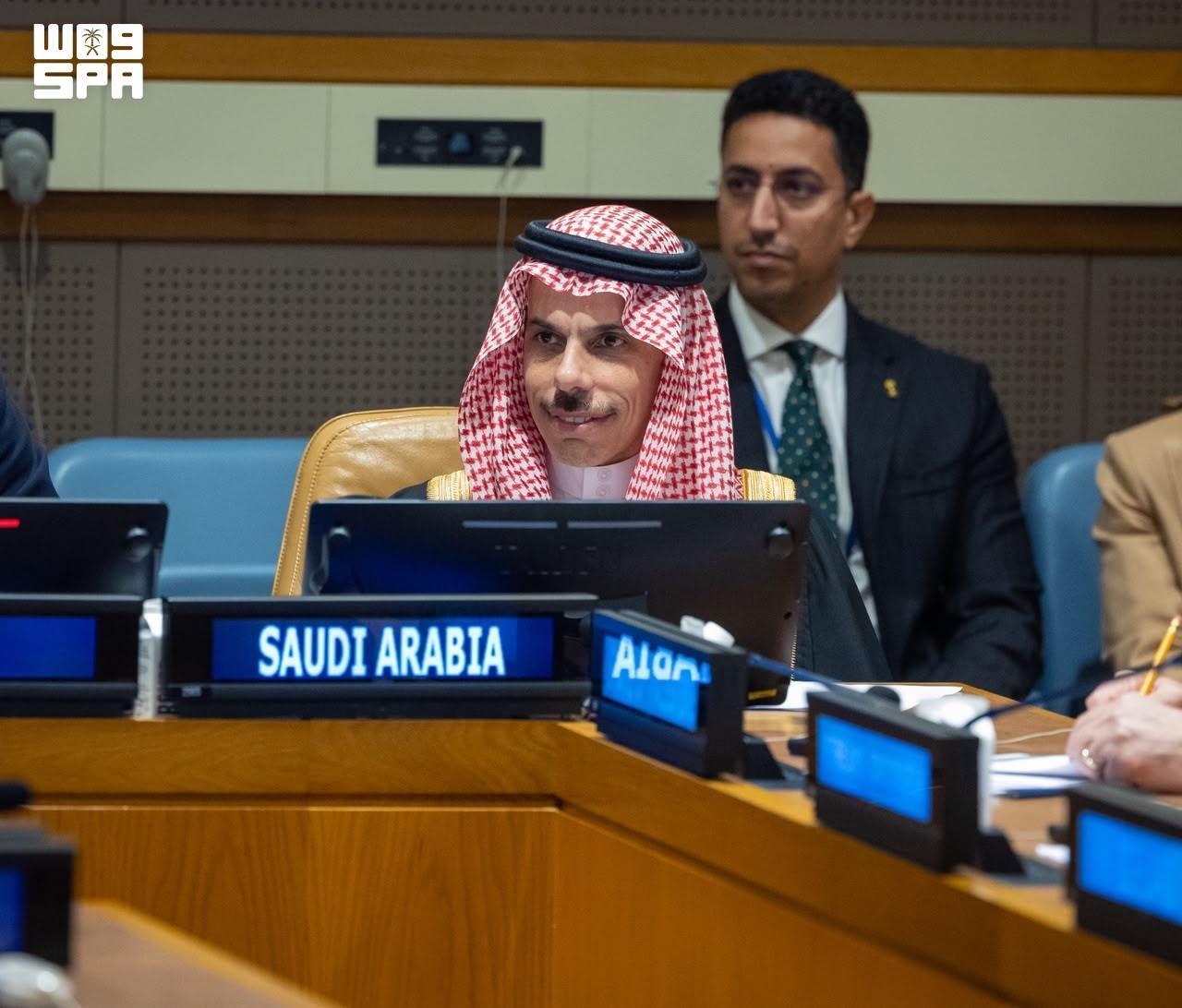 Saudi FM calls for implementation of Gaza peace plan, renewed push for Palestinian statehood