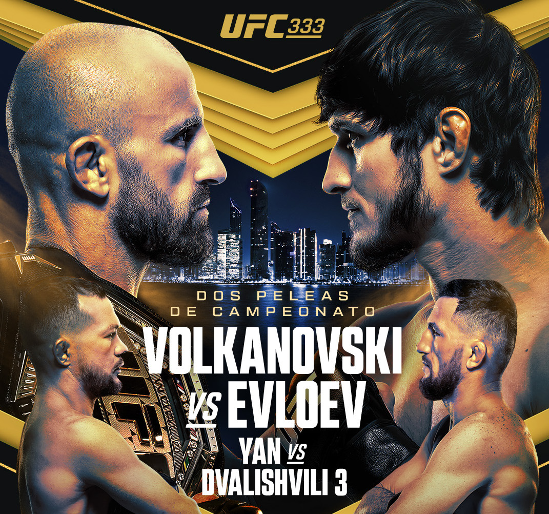  UFC 333 set for 2 world title fights in Abu Dhabi