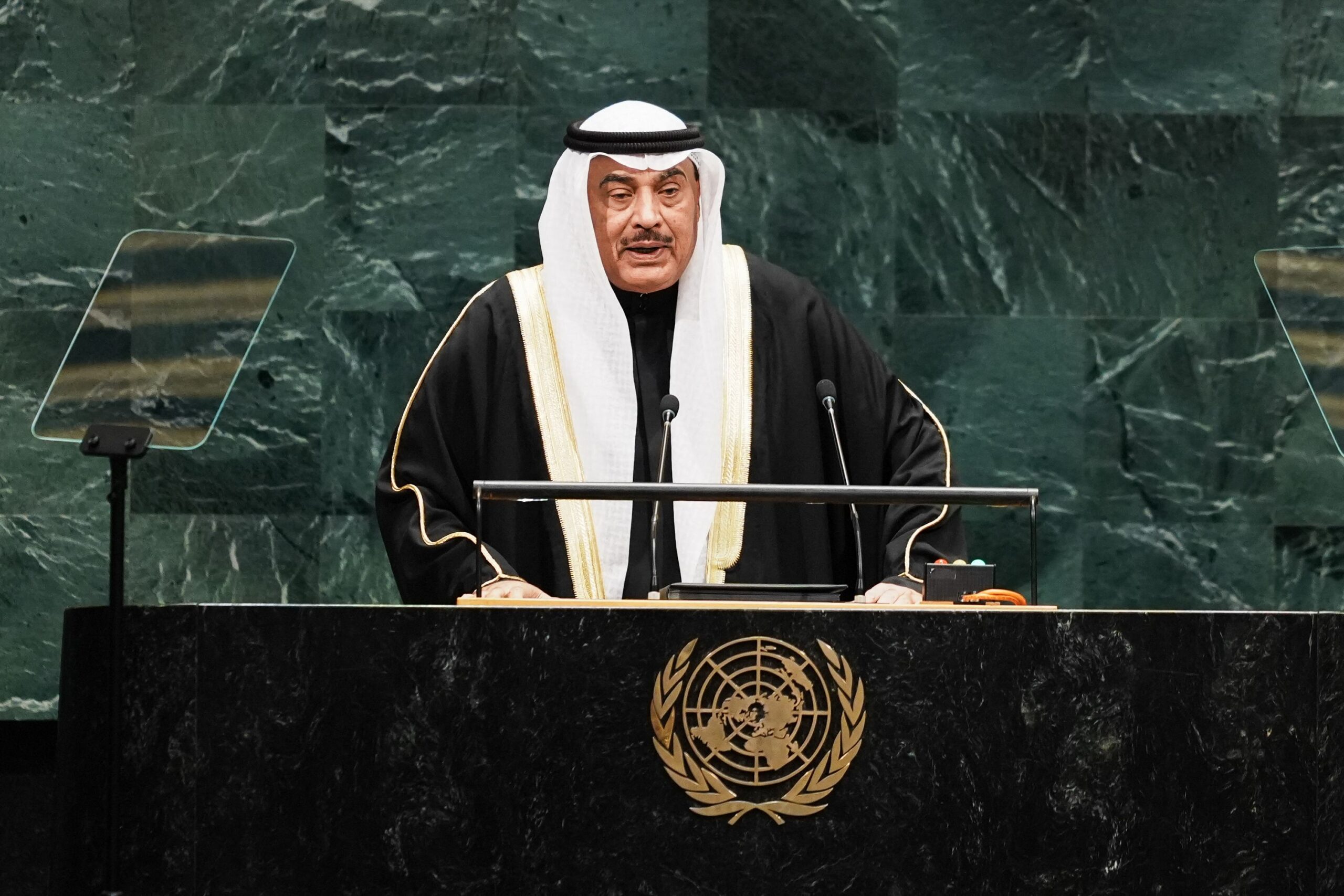Iran using Hormuz ‘as a bargaining chip,’ Kuwaiti crown prince tells UN