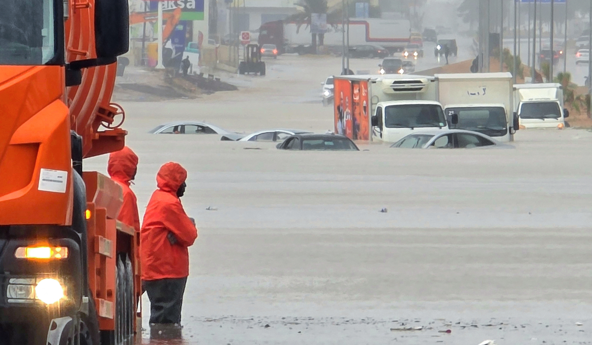 Torrential rains flood towns in western Libya