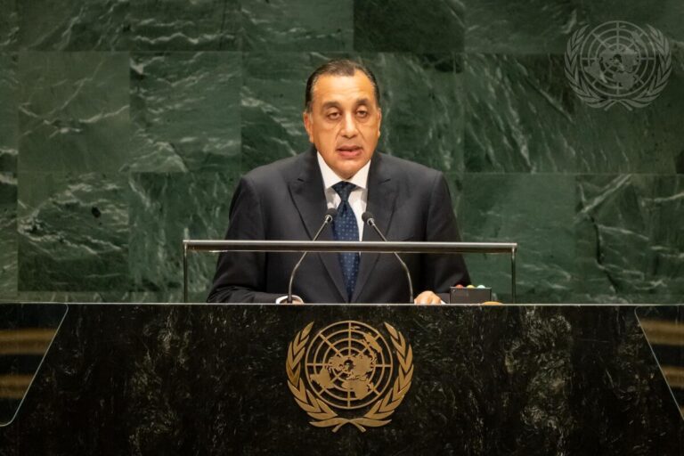 Palestine ‘clearest example’ of international system’s ‘dysfunction,’ Egyptian PM tells UN