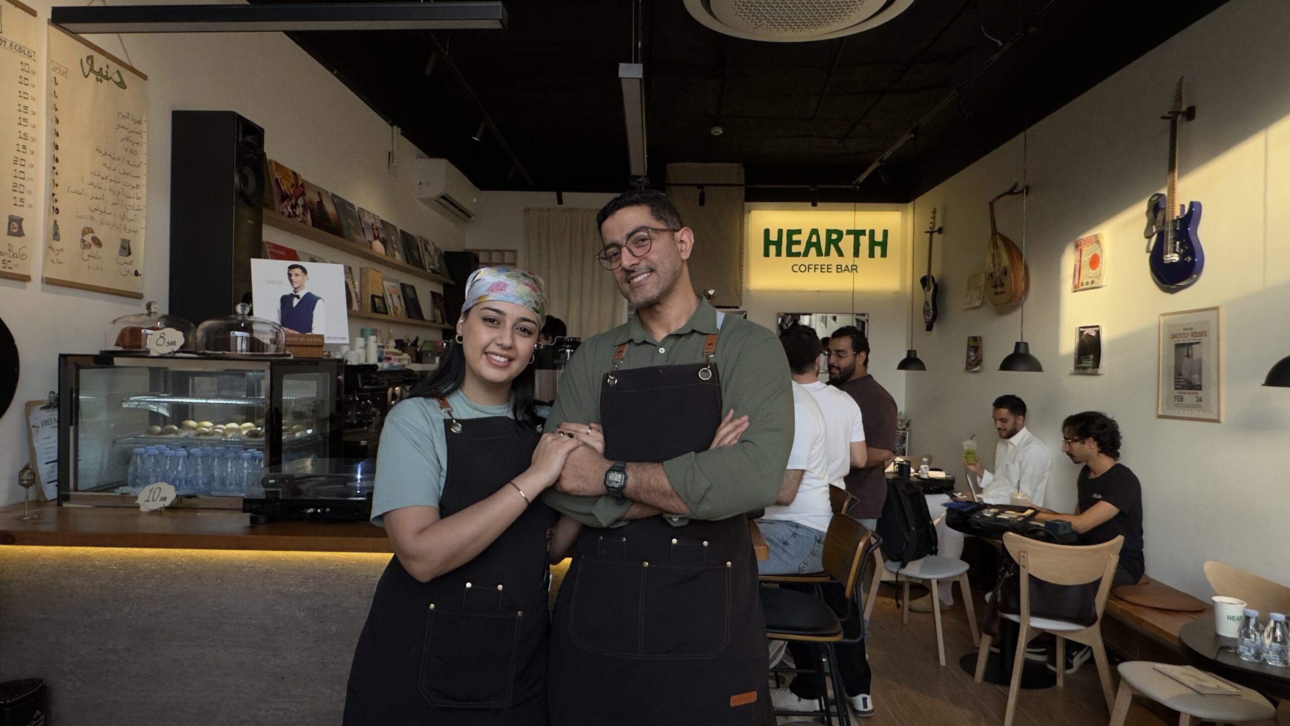 Meet the Saudi couple bringing back analog fun to the local cafe scene