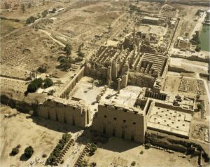 Egyptian-Chinese mission uncovers twin sacred lakes at Karnak’s Temple of Montu