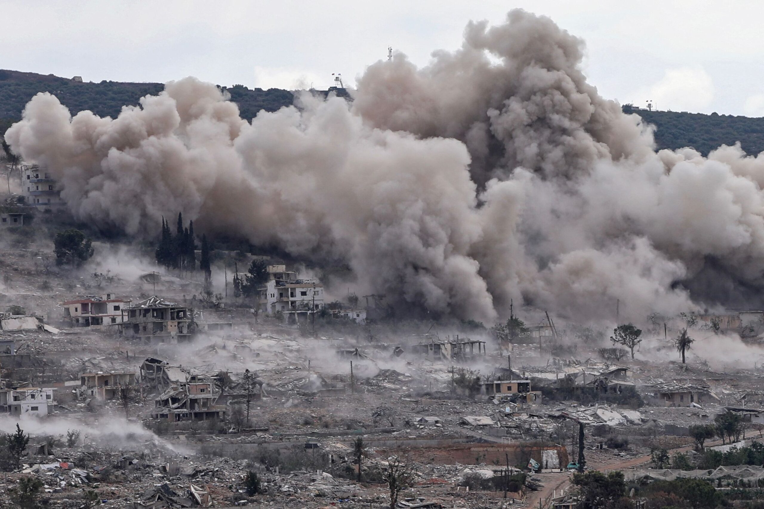 Lebanon says Israeli army set off large explosion in south
