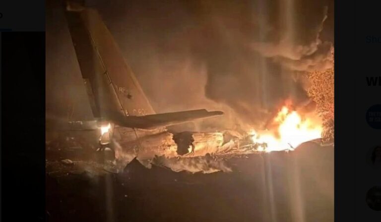 Russian military plane crashes in far east, killing 6