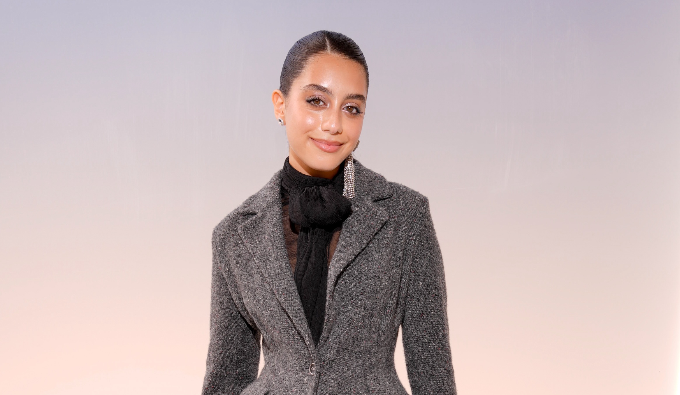 Yasmina El-Abd attends Dior show in Paris