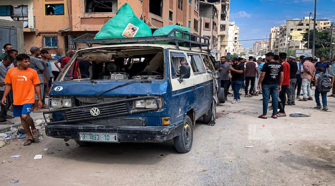 Israeli minibus strike kills 5 in Gaza City