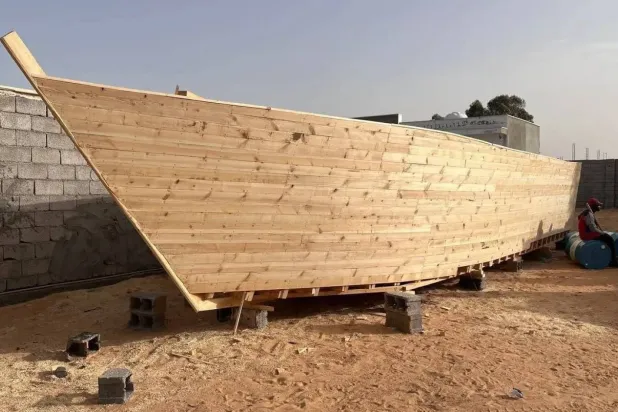 ‘Death Boats’: Clandestine Boatbuilding Thrives Along Migration Routes from Libya