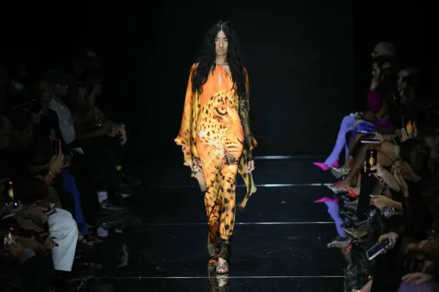 Cardi B Brings Star Power as Roberto Cavalli Goes Wild at Milan Fashion Week