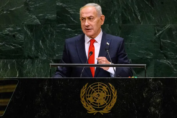 At UN, Netanyahu Defends Israel as Delegates Walk Out