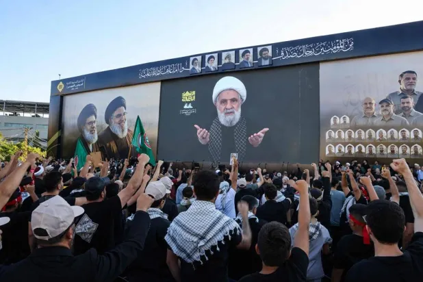 Hezbollah Chief Says Israel Unable to ‘Break’ Group on Anniversary of Nasrallah’s Killing