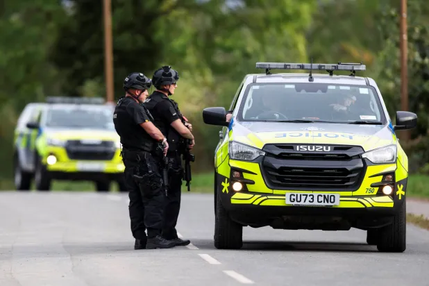 UK Police Release on Bail 5 Men Held over Airbase Incident