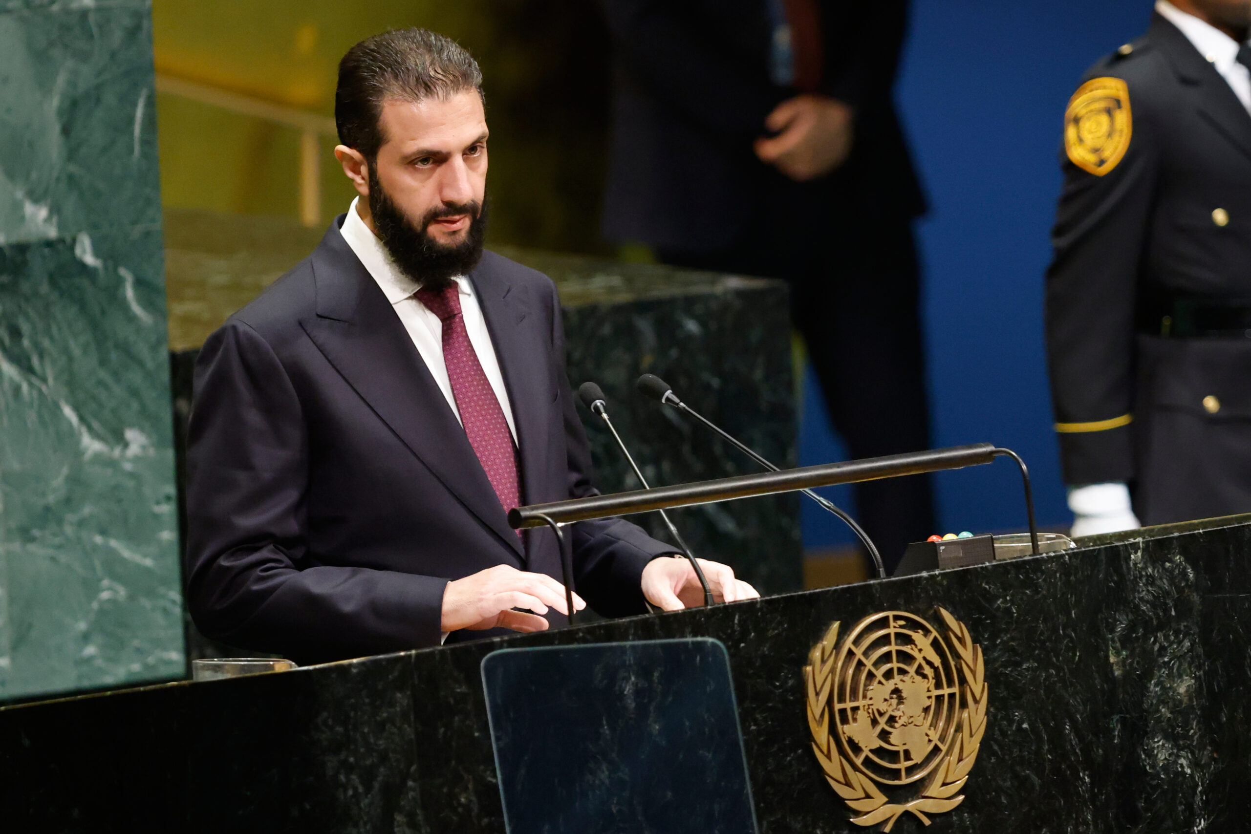 Regional security must be forged in Damascus, Syrian president tells UN