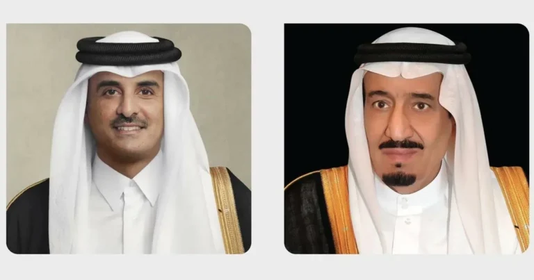 القيادة القطرية تهنئ خادم الحرمين بمناسبة اليوم الوطني السعودي