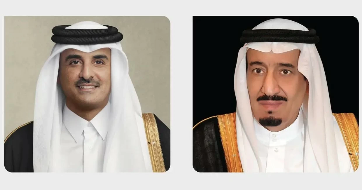 القيادة القطرية تهنئ خادم الحرمين بمناسبة اليوم الوطني السعودي