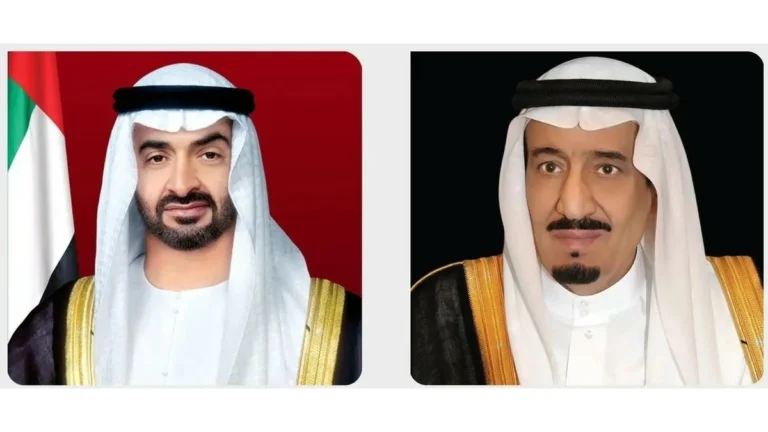 القيادة الإماراتية تهنئ خادم الحرمين وولي العهد باليوم الوطني