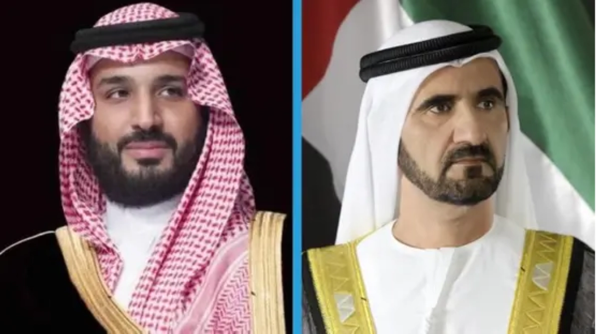 Crown Prince calls Dubai ruler to offer condolences on passing of his brother