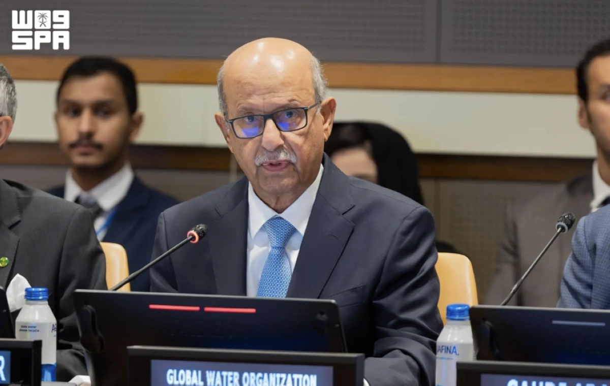 Saudi Arabia calls for collective global action to strengthen water security