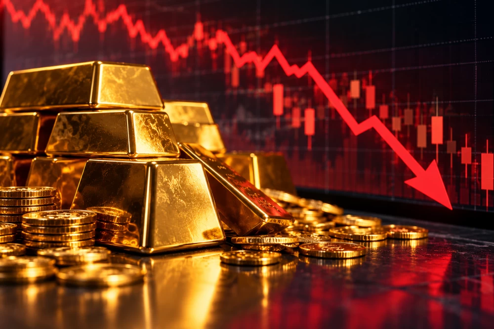 الذهب ينخفض بأكثر من 3% إلى أدنى مستوى في 7 أسابيع