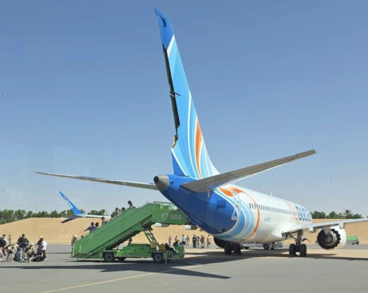Flydubai flight makes emergency landing at Tabuk airport; two pilots injured