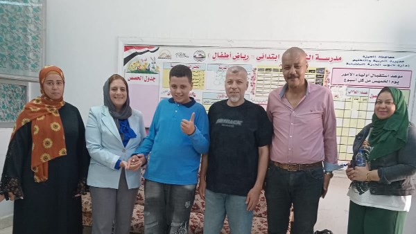 القومي للإعاقة يعيد الطالب أنس لمدرسته ودمجه مع زملائه