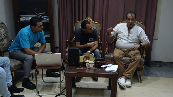 صلاح الشرنوبي يبدأ بروفات أوبريت ملحمة العبور بمسرح البالون