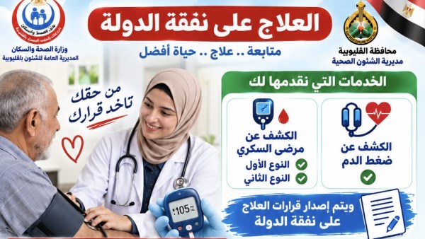 صحة القليوبية تتيح خدمات العلاج على نفقة الدولة بوحدات الرعاية الأساسية