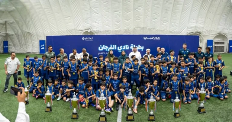 فرجان دبي تختتم بطولة الموسم الصيفي لنادي الفرجان لكرة القدم