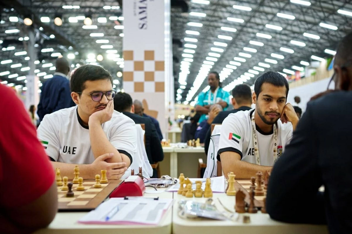الإمارات تفوز على أوروغواي وقبرص في أولمبياد الشطرنج