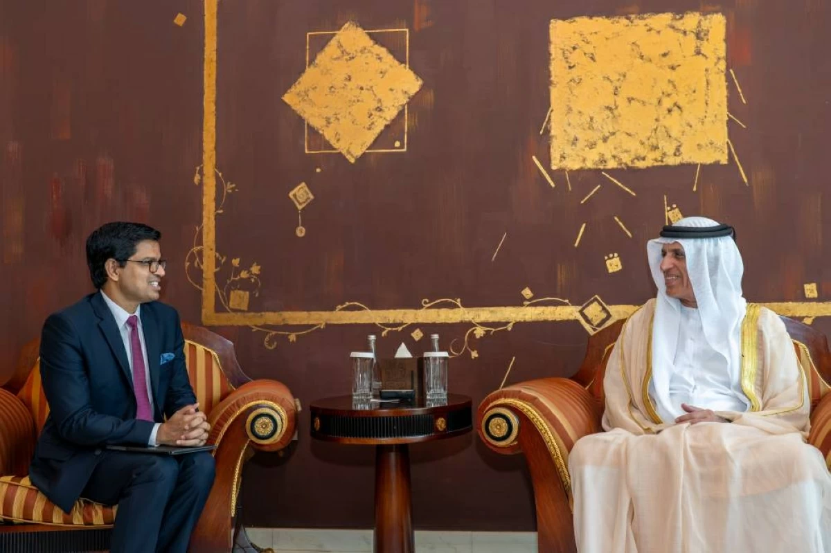 سعود بن صقر يرحّب بالقنصل العام للهند في دبي والإمارات الشمالية