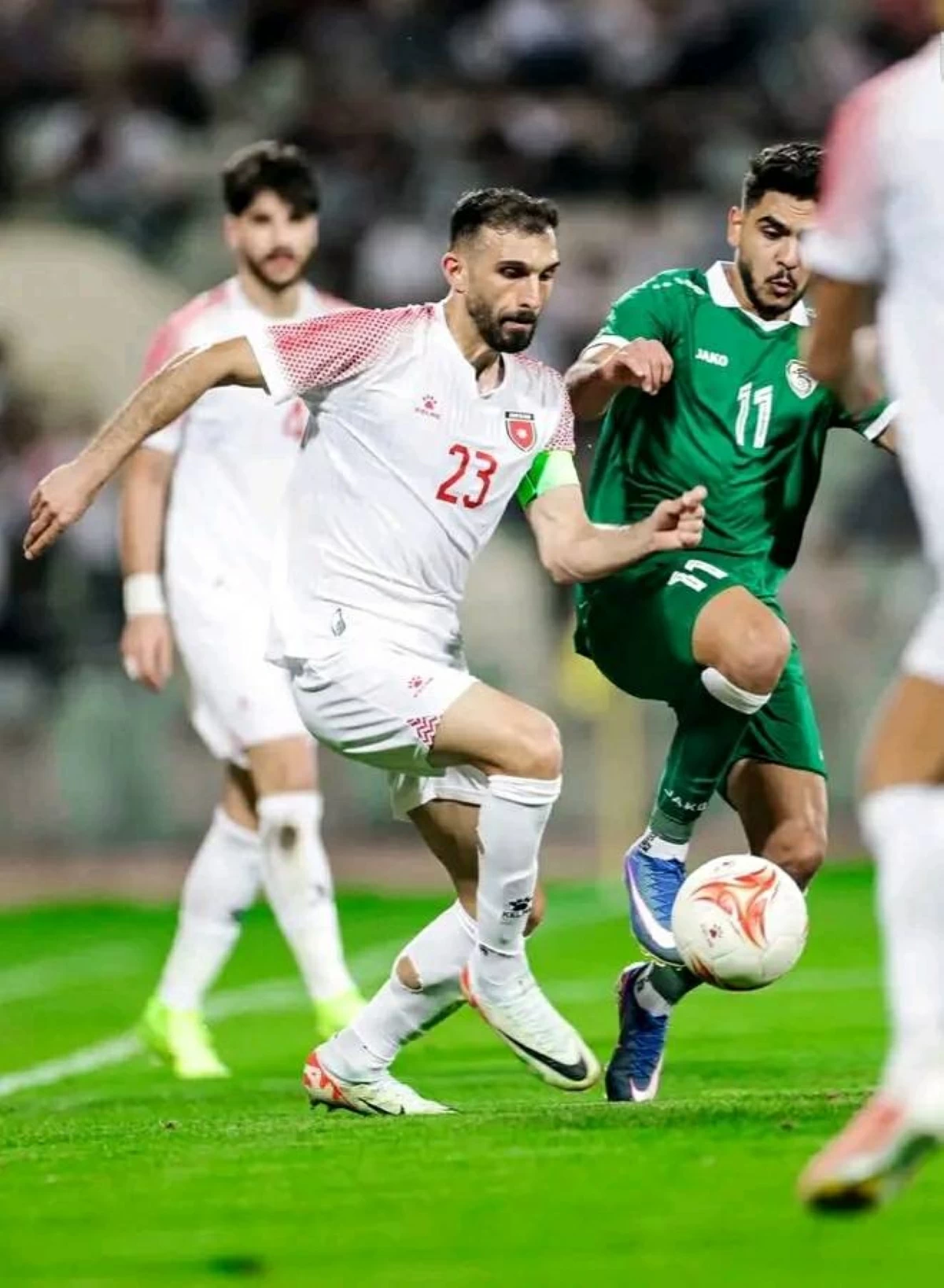 تعادل ودي بين الأردن وسوريا