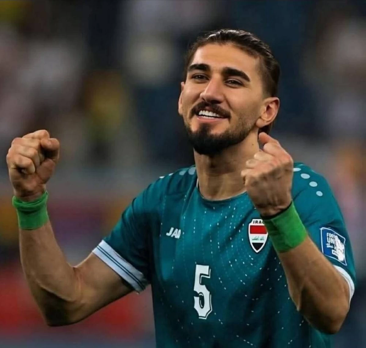 غياب المدافع العراقي أكام هاشم عن مباراة السعودية