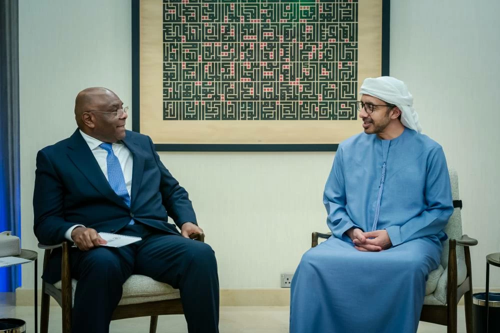 Abdullah bin Zayed receives DR Congo Deputy Prime Minister