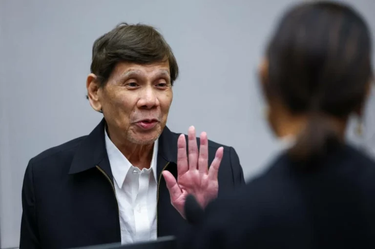 Duterte appears before ICC judges for first time in 18 months
