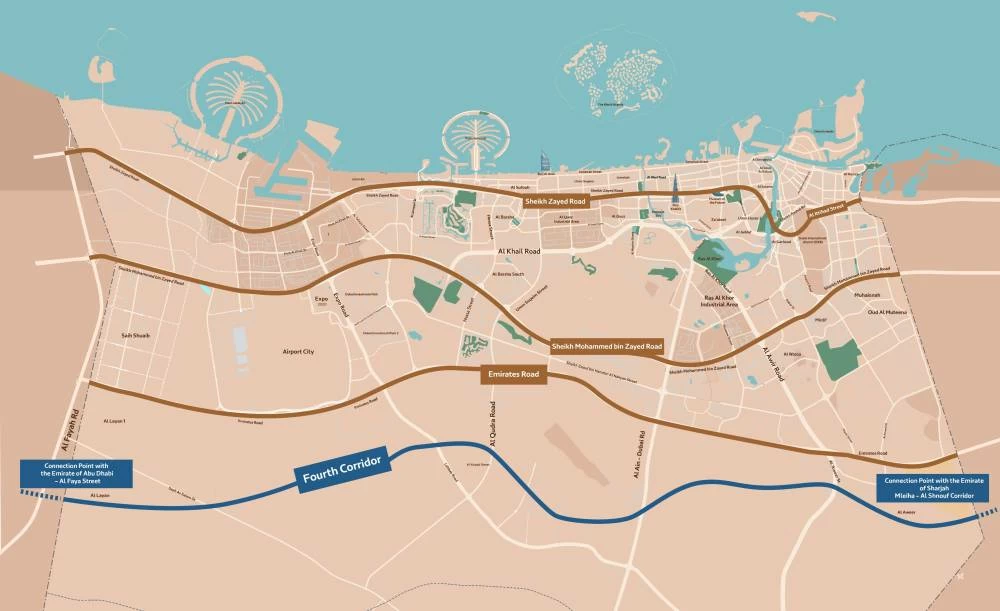 Dubai Fourth Corridor map: Take a closer look at the emirate’s biggest new road project
