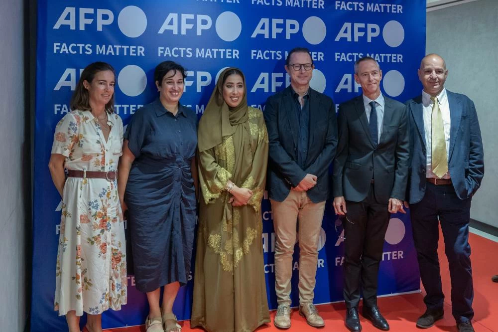 Mona Al Marri tours AFP’s expanded Dubai office as the news agency strengthens its Gulf operations