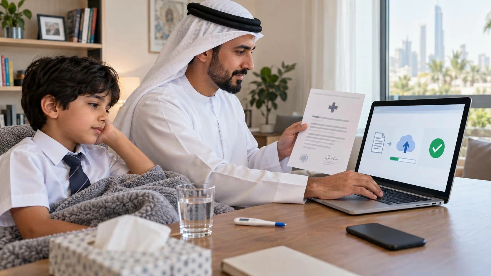 Sending your child’s sick note on WhatsApp will no longer work in UAE – here’s what parents must do instead